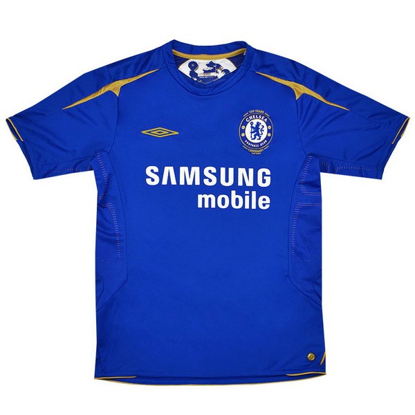 Camiseta Chelsea Primera equipación Retro 2005 2006 Azul